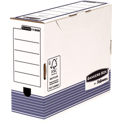 FELLOWES Pack de 10 Cajas de archivo definitivo A4+ 100mm Azul 1130902