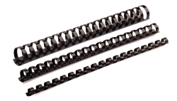 FELLOWES Pack de 100 canutillos Negros 12 mm 5346507