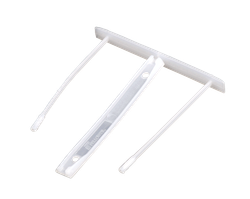 FELLOWES Pack de 100 Fasteners de plástico Clip Blanco (85mm) 00895