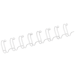 FELLOWES Pack de 100 wires Blancos 8 mm 53258