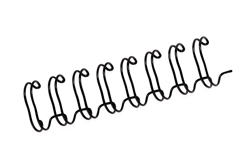 FELLOWES Pack de 100 wires Negro 14 mm 53277