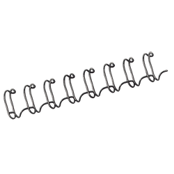 FELLOWES Pack de 100 wires Negro 8 mm 53261