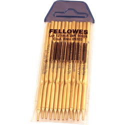 FELLOWES Pack de 12 recargas bolígrafo color Azul 0910301