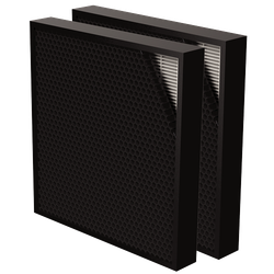 FELLOWES Pack de 2 Filtros Híbridos (25mm carbono + 25mm True HEPA) para AeraMax Pro AM3 y AM4 9436902