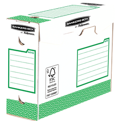 FELLOWES Pack de 20 Cajas de archivo definitivo A4+ 100MM extra resistente Verde 4474302