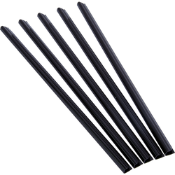 FELLOWES Pack de 50 lomeras Negras 6 mm 5383001