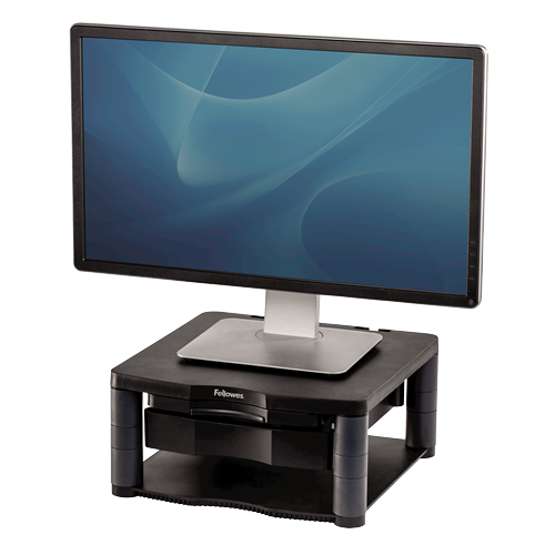 FELLOWES Soporte para monitor Plus grafito 9169501