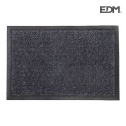 Felpudo 60x40cm liso gris oscuro edm