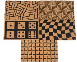 Felpudo Coco Black 40X70 Surtidas