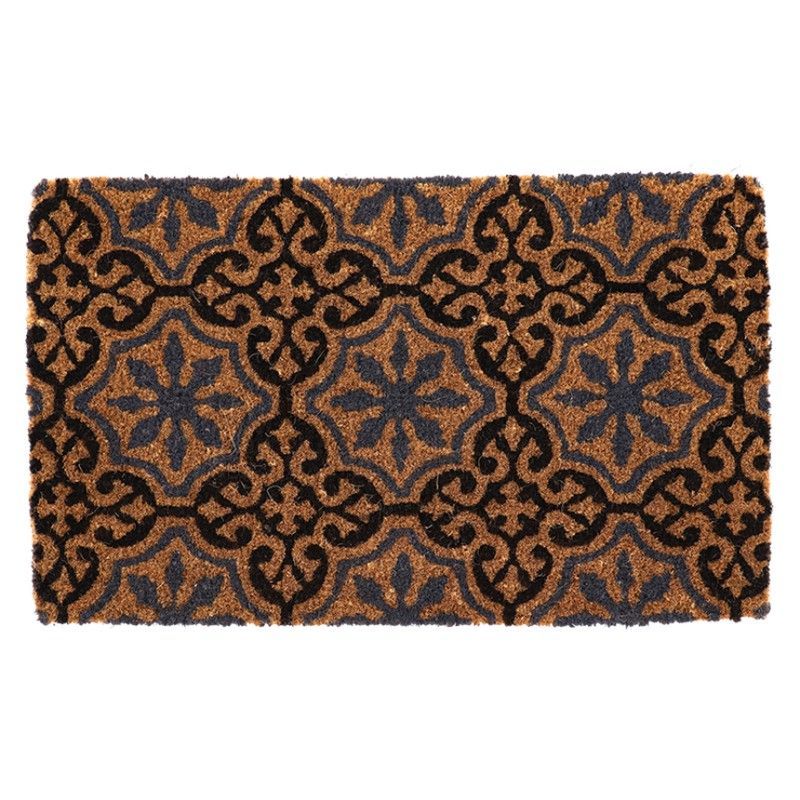 Felpudo de Fibra de Coco con Rosetas