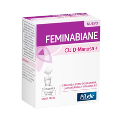Feminabiane CU D‑Manosa 10 sobres – Sabor Fresa