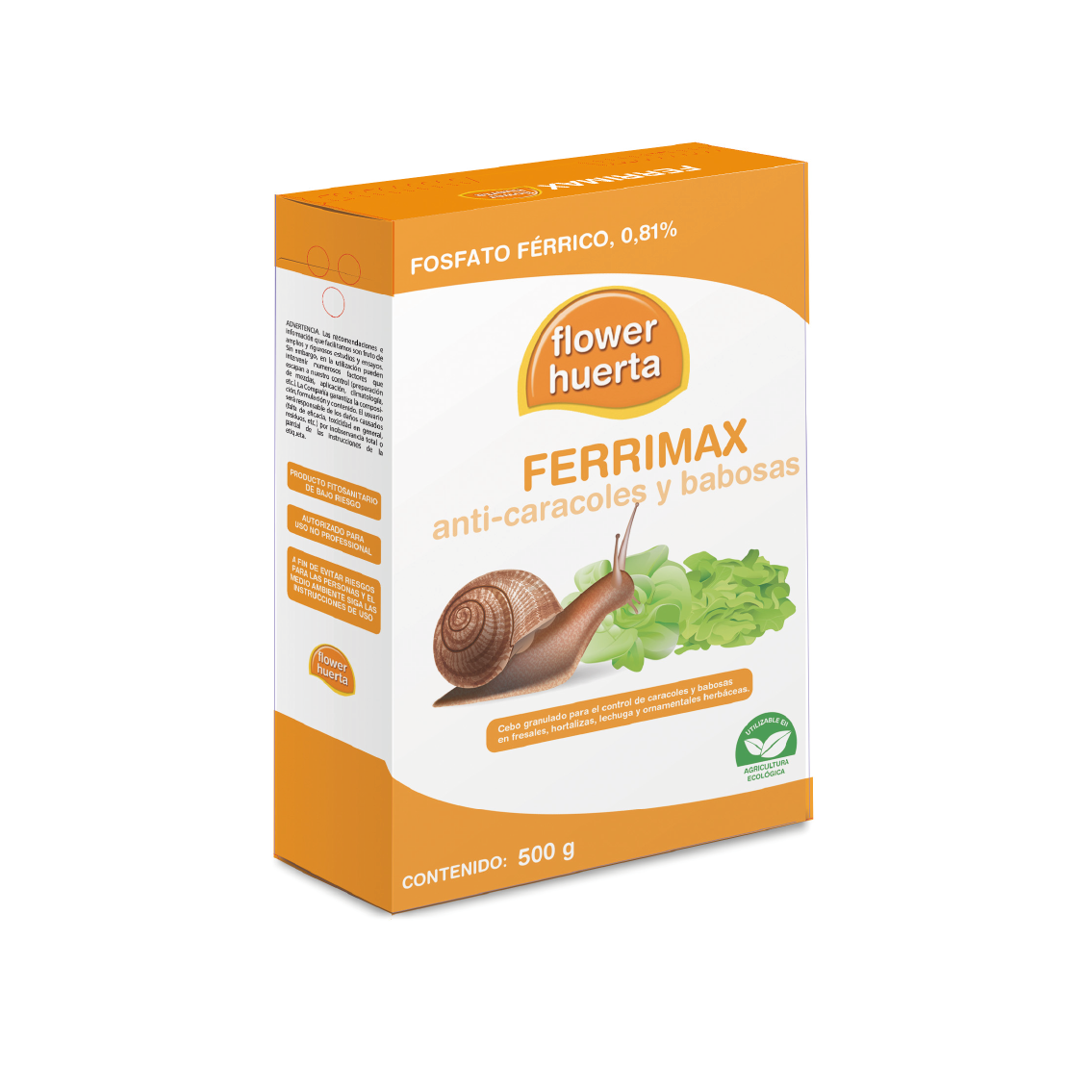 Ferrimax anticaracoles y babosas Flower caja 500 gr.