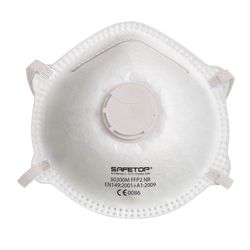 FFP2 NR SERIE EMÉ, mascarilla preformada válvula sin grapas