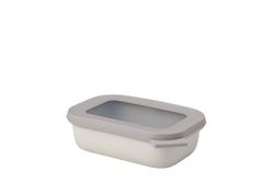 Fiambrera cirqula rectangular 500 ml  blanco nórdico