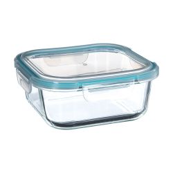 Fiambrera De Cristal 1180 Ml 18,20 X 18,20 X 7,40 Cm