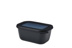 Fiambrera Rectangular Hermética 750 ml Negro Nordico Cirqula Mepal