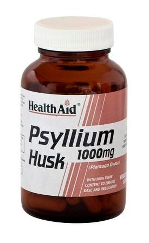 Fibra De Cáscara De Psyillium 60 Cápuslas Health Aid
