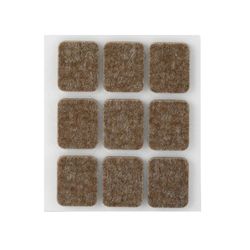 Fieltro Lana Adh.29x23 Marron Bl 9 Pieza