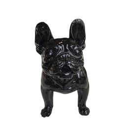 Figura Boston Terrier Kuatéh Osha 52 x 25 x 41 cm Negro
