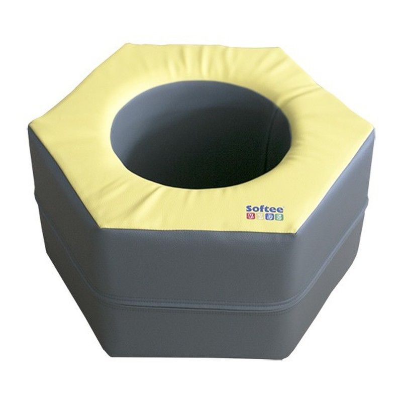 Figura con forma de tuerca de 60 x 60 x 30 cm