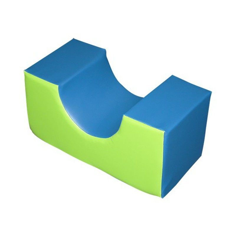 Figura de miniasiento curvo de 30 x 30 x 60 cm