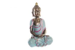 Figura Decoración Buda Sentado Turquesa