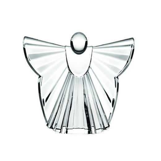Figura decorativa de Ángel de cristal transparente, 6,5 x 15 x 14 cm | Angelus