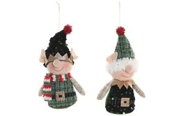 Figura Navidad Elfo para Arbol Navidad