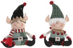 Figura Navidad Elfo Sentado Ideal Regalo