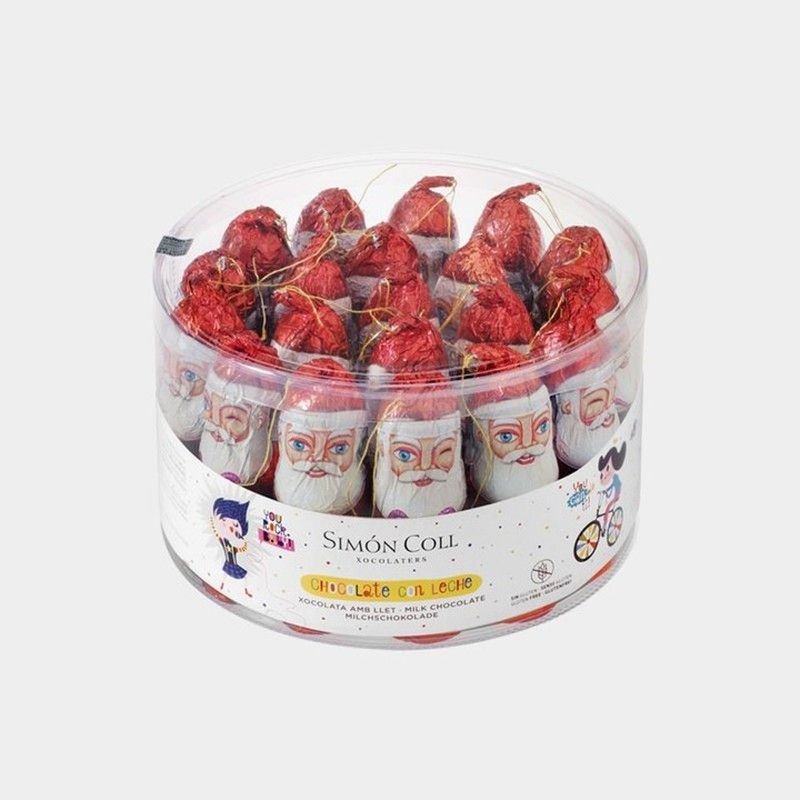 Figura Papá Noel Chocolate Caja 20 uds