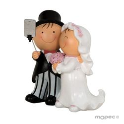 Figura pastel Pit & Pita foto selfie (16cm) de Mopec