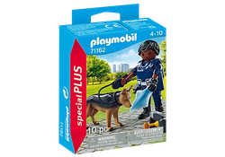 *FIGURA POLICÍA CON PERRO SPECIAL PLUS PLAYMOBIL