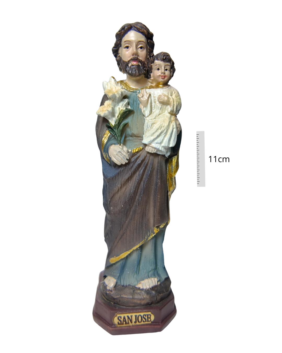 Figura San José con el Niño 11 cm