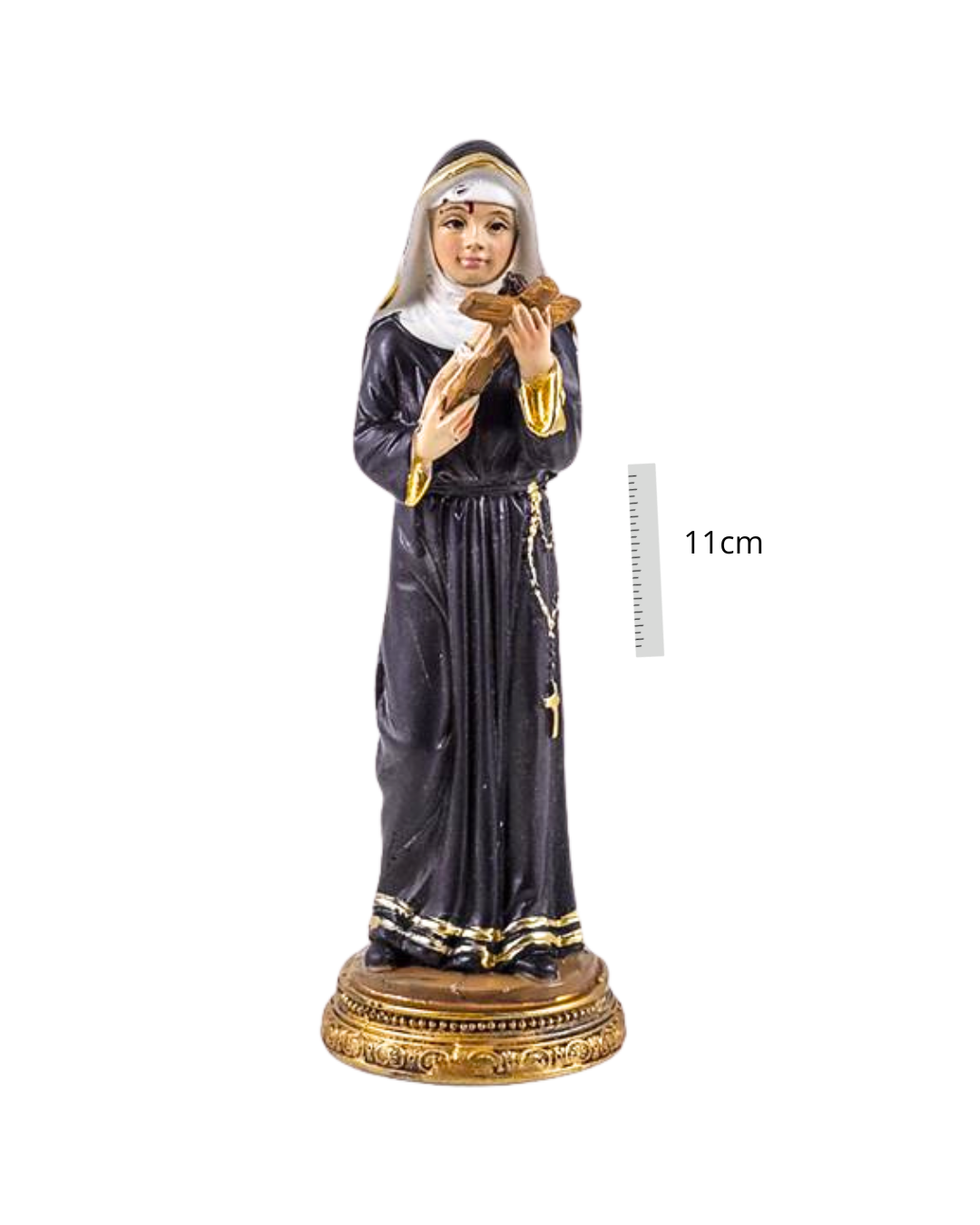 Figura Santa Rita de Casia 11 cm