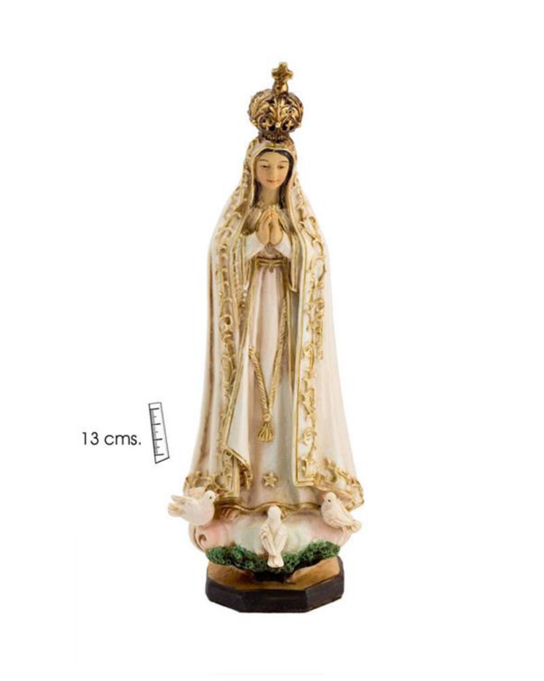 Figura Virgen de Fátima 13 cm