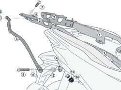 Fijaci¾n baul givi h.forza.125-350 2021>
