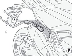 Fijaci¾n rapida REMOVE-X para alforjas H.X-ADV 750 21>