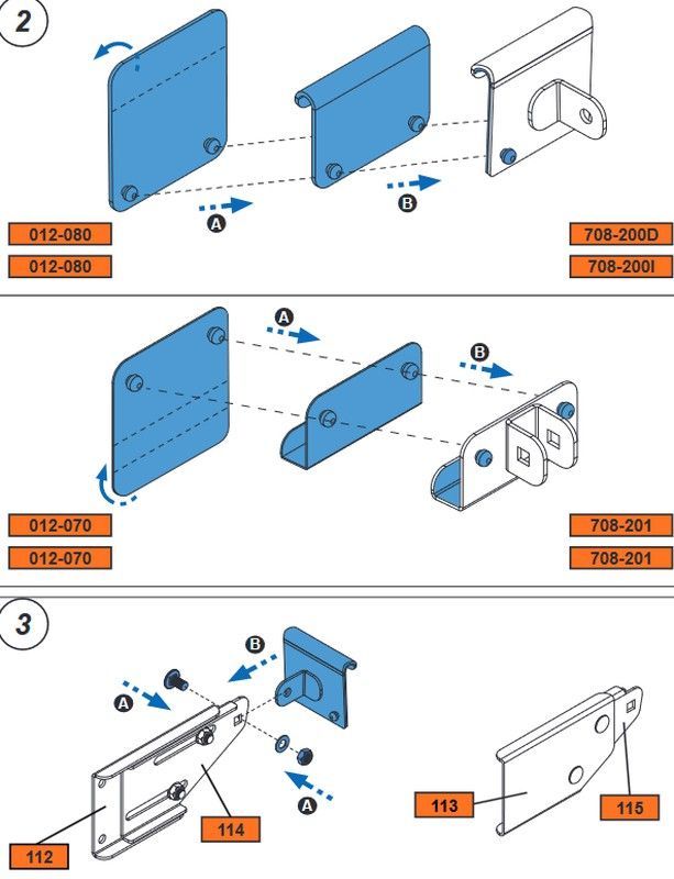 Fijación Escalera Boxer-Ducato-Jumper 06> y Crafter-MAN TGE (17--t