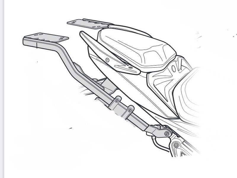 Fijación maletas shad voge 500 r '20>