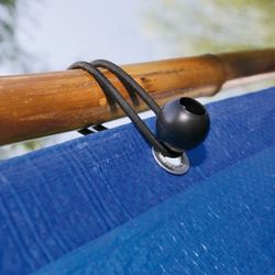 Fijador elástico toldos CATRAL. Fijador Elástico Para Toldos.Pack 12 Uds