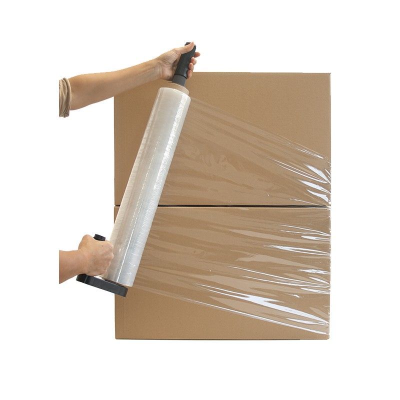 Film estirable transparente para paletizar