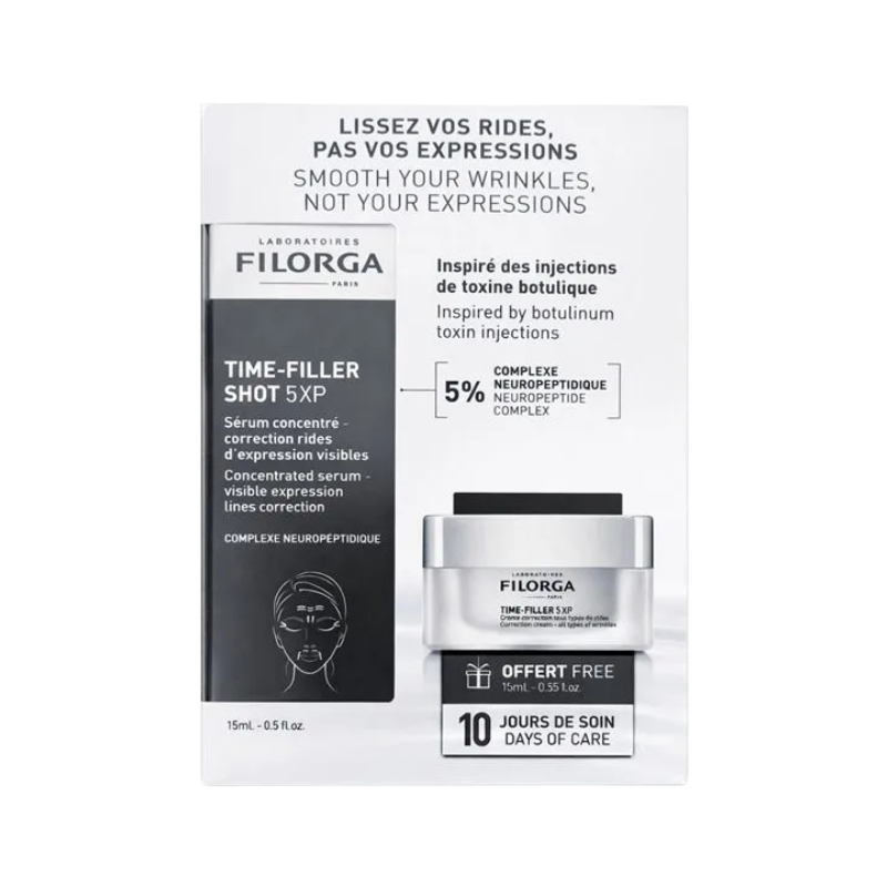 Filorga Time‑Filler Shot 5XP 15 ml + Regalo Time‑Filler 5XP – Antiarrugas