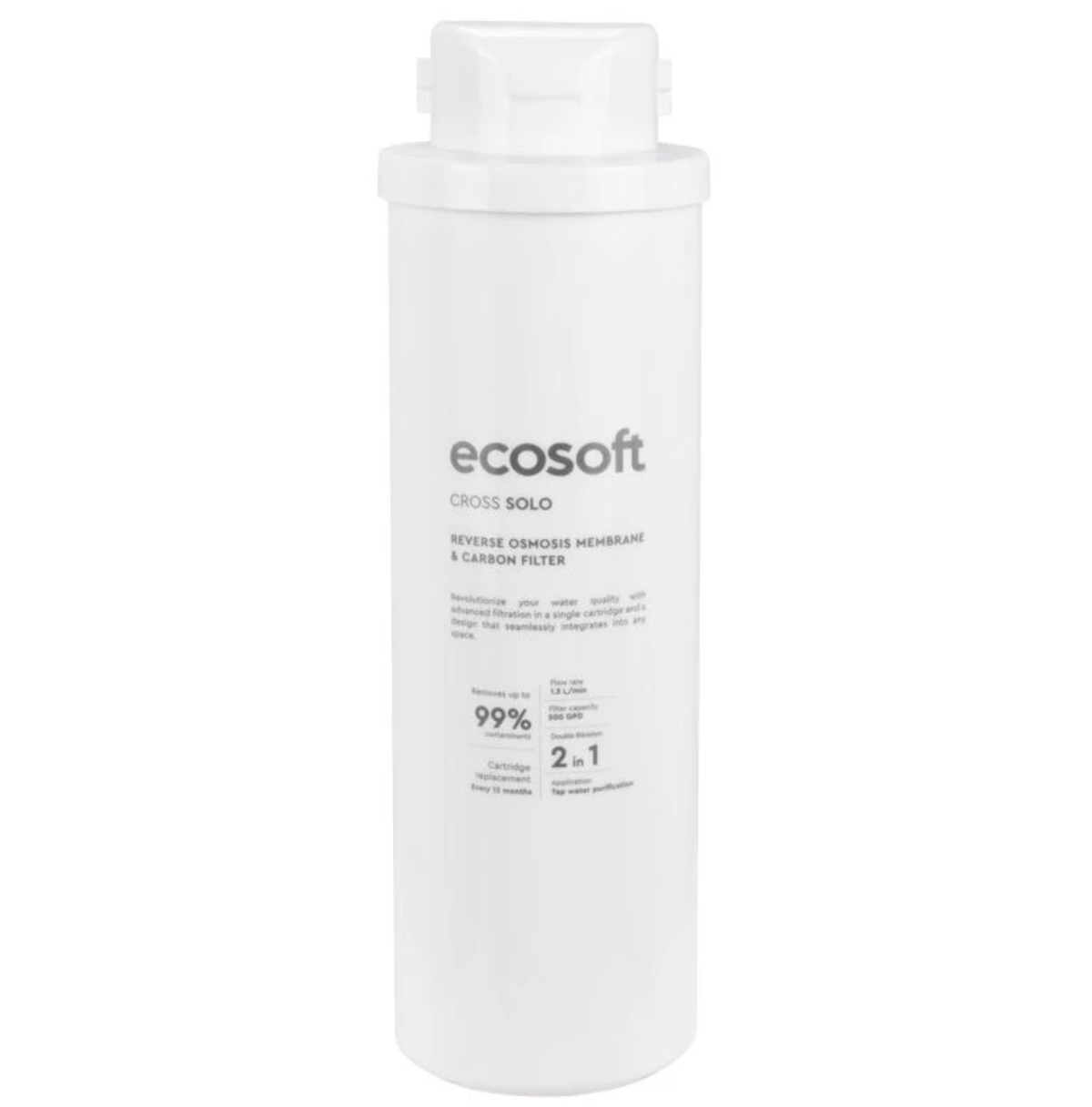Filtro 2 en 1, carbón más membrana Cross Solo 305196