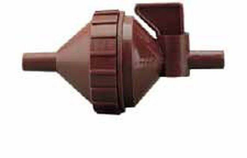 Filtro con llave de paso