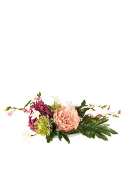 Fino centro de cementerio en color rosado especial interior de nichos