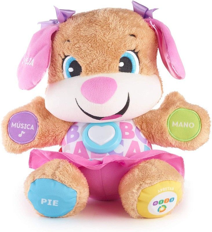 Fisher-Price Ríe y aprende Perrita primeros descubrimientos