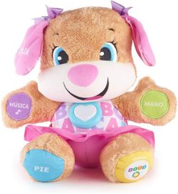 Fisher-Price Ríe y aprende Perrita primeros descubrimientos