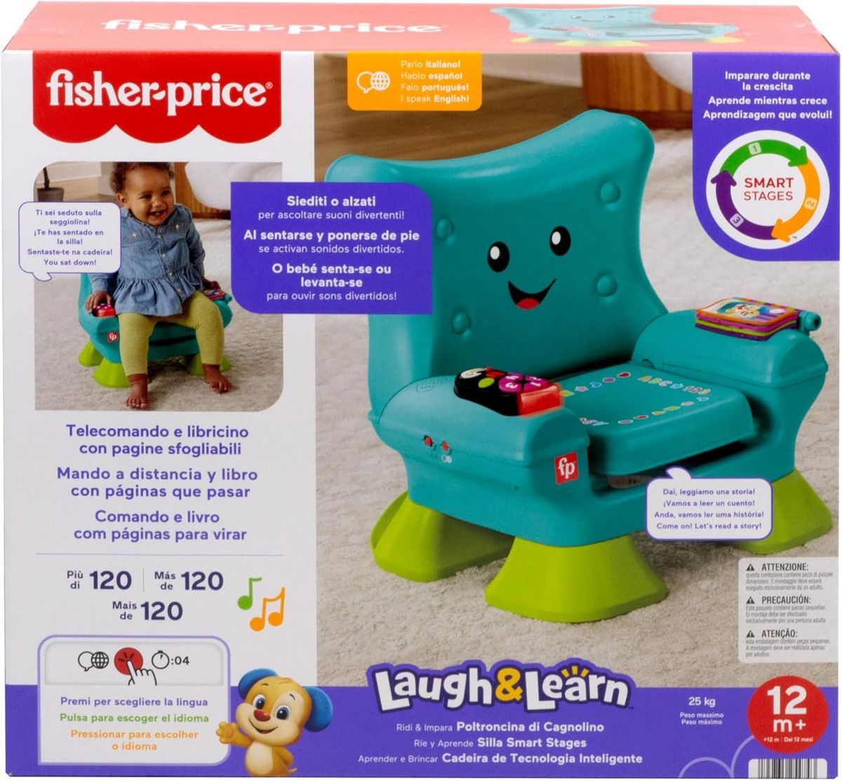 Fisher-Price Rie y Aprende Silla de Aprendizaje