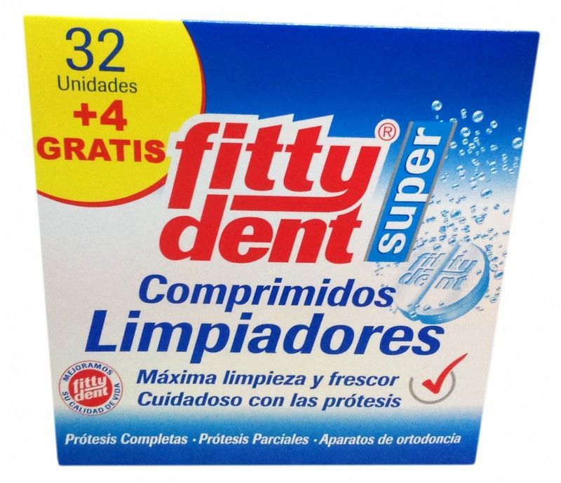 Fittydent Limpiador 32uds+4 Gratis