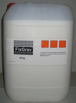 Fixgrav aglomerante de áridos, envase grande. 25 Lt.